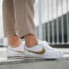 Nike Cortez - Blancas Gold