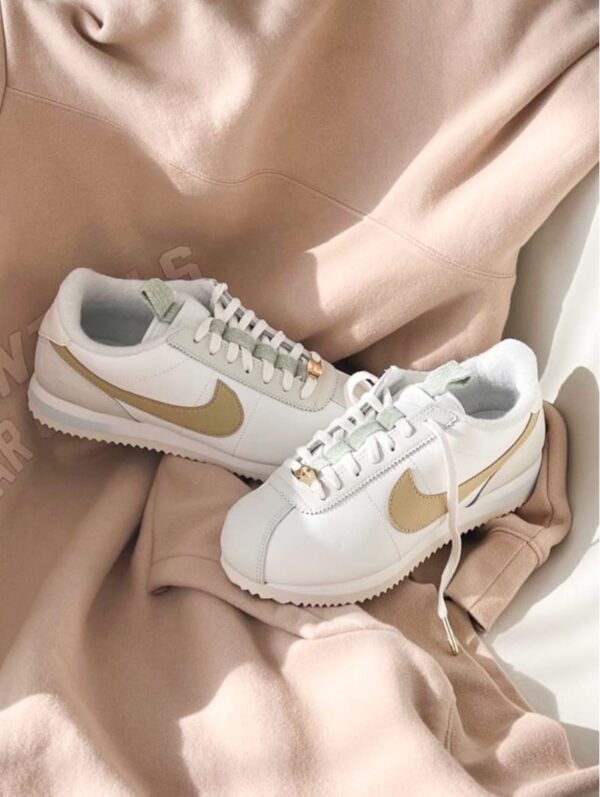 Nike Cortez - Blancas Gold