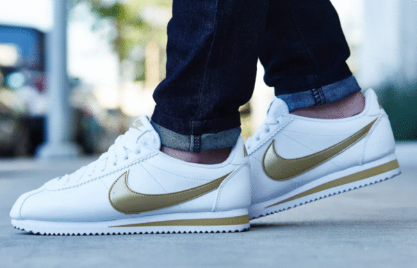 Nike Cortez - Blancas Gold